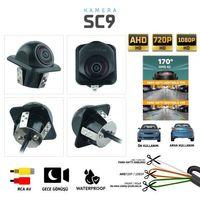 Sentinel SC9 170° Geniş Açı Araç Ön/Arka Görüş Kamerası – AHD 720P / 1080P, Gece Görüşlü