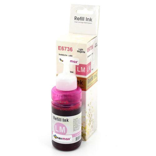 Epson T6736 / L800 / L805 / L810 / L850 / L1300 / L1800 Açık Kırmızı Muadil Mürekkep Tüpü 70ml