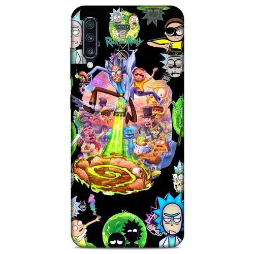 Samsung Galaxy A70 Uyumlu Kılıf Rick And Morty (39) Liquid Crystal Kılıf Shadow Council