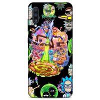 Samsung Galaxy A70 Uyumlu Kılıf Rick And Morty (39) Liquid Crystal Kılıf Shadow Council