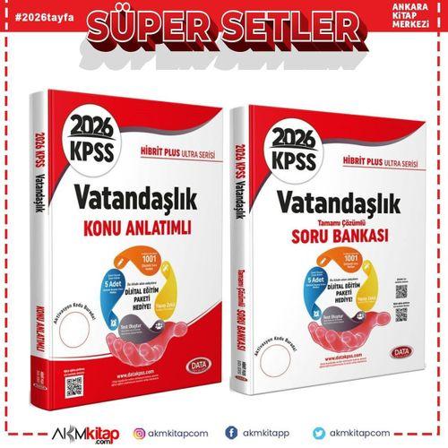 Data Yayınları 2026 KPSS Vatandaşlık Konu ve Soru Seti 2 Kitap