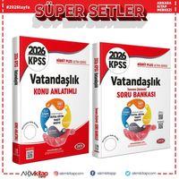 Data Yayınları 2026 KPSS Vatandaşlık Konu ve Soru Seti 2 Kitap
