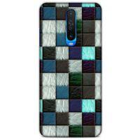 Xiaomi Redmi K30 5G Kılıf Patchwork (46) Core Armor Kılıf Gri Cam Göbeği