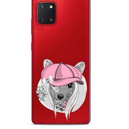 Zoologix (64) Samsung Galaxy Note 10 Lite Şeffaf Kılıf Silikon Desenli
