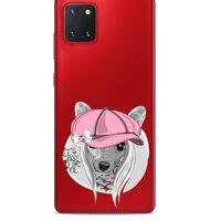 Zoologix (64) Samsung Galaxy Note 10 Lite Şeffaf Kılıf Silikon Desenli