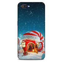 Oppo Realme C2 Kılıf Snowix (1) Kılıfı Kırmızı Beyaz