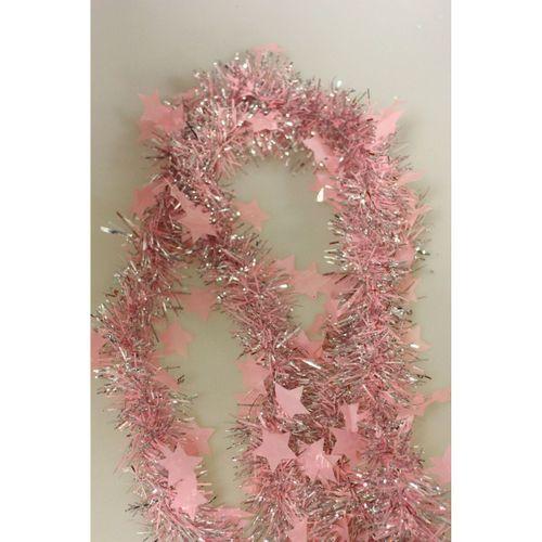 YILBAŞI YILDIZLI PEMBE SİM 180CM X3CM