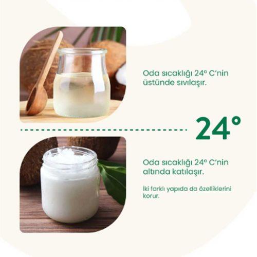 LokmanAVM Hindistan Cevizi Yağı Soğuk Pres Saf Doğal Cam Kavanoz 150 Gr - 210 ML