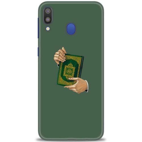 Samsung Galaxy M20 Kılıf HD Baskılı Kılıf - Warning + Tam Ekran Koruyucu
