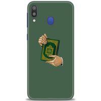 Samsung Galaxy M20 Kılıf HD Baskılı Kılıf - Warning + Tam Ekran Koruyucu