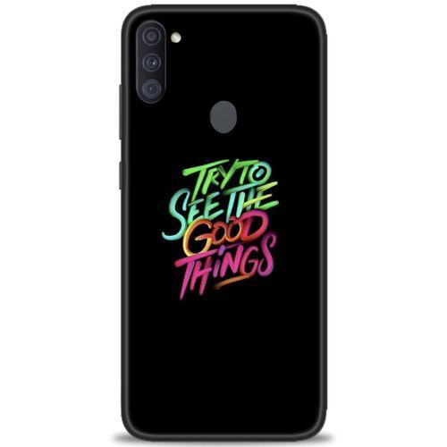 Samsung Galaxy M11 Kılıf HD Baskılı Kılıf - Good Things + Tam Ekran Koruyucu