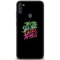 Samsung Galaxy M11 Kılıf HD Baskılı Kılıf - Good Things + Tam Ekran Koruyucu