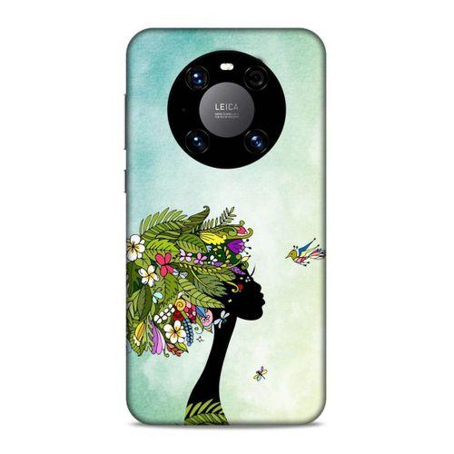 Lopard Huawei Mate 40 Pro Uyumlu Kılıf Sürreal Yüzler ♀ (37) Silicone Cover Baskılı
