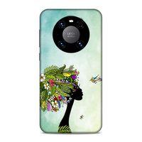 Lopard Huawei Mate 40 Pro Uyumlu Kılıf Sürreal Yüzler ♀ (37) Silicone Cover Baskılı