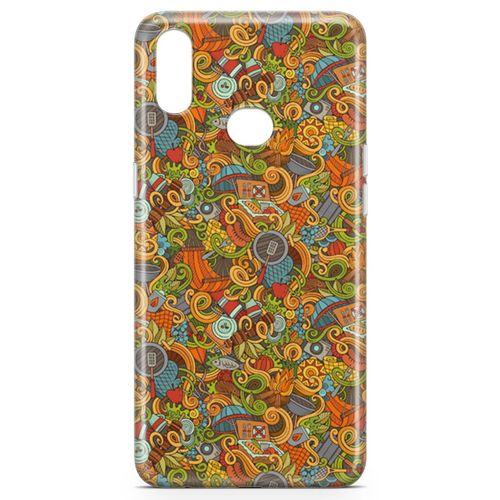 Samsung Galaxy A10s Kılıf Doodle Piknik Seti Arka Kapak Koruma Desenli Full Koruyucu