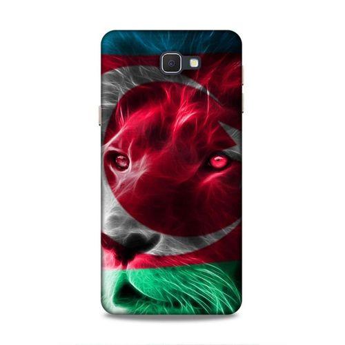 Samsung Galaxy J7 Prime Uyumlu Kılıf Azarbaijan (23) Ultra Koruma Kılıfı Aslan Bayrak