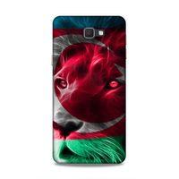 Samsung Galaxy J7 Prime Uyumlu Kılıf Azarbaijan (23) Ultra Koruma Kılıfı Aslan Bayrak