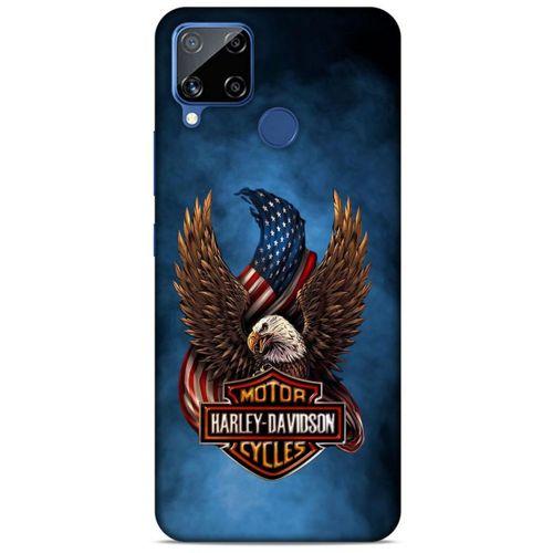Realme C15 Uyumlu Kılıf Motorsiklet (2) Kabı Harley Davidson