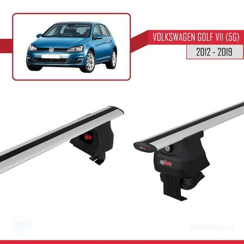 Volkswagen Golf VII (5G) 2012-2019 Arası ile uyumlu ACE-4 Ara Atkı Tavan Barı GRİ