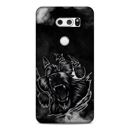 Lopard LG K50S Uyumlu Kılıf Tattoo's (19) Kılıfları Siyah