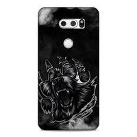 Lopard LG K50S Uyumlu Kılıf Tattoo's (19) Kılıfları Siyah