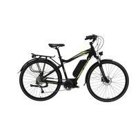 Bisan E-City Elektrikli Şehir Bisikleti Siyah-Yeşil 48 cm