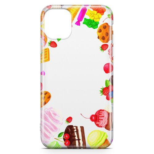 Apple iPhone 11 Pro Kılıf Dondurma Pasta Arka Kapak Koruma Desenli Full Koruyucu