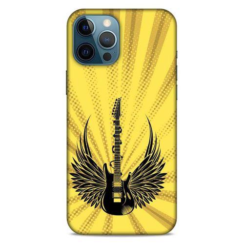 Lopard Apple iPhone 12 Pro Max Uyumlu Kılıf Tattoo's (41) Tank Kılıf Gitar Dövmesi