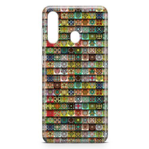 Samsung Galaxy A60 Kılıf Tarihi Motifler Arka Kapak Koruma Desenli Full Koruyucu