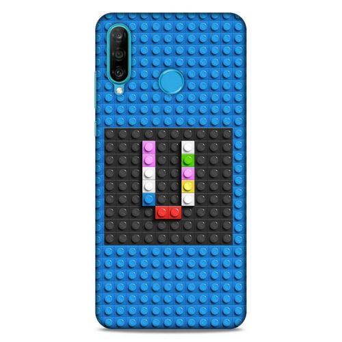 Lopard Huawei P30 Lite Uyumlu Kılıf BloX (35) Fit Design Kılıf V Harfi