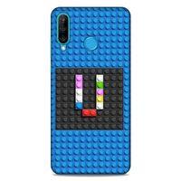Lopard Huawei P30 Lite Uyumlu Kılıf BloX (35) Fit Design Kılıf V Harfi