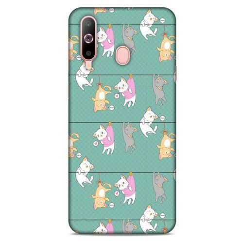 Animax Yetenekli Kedicikler Samsung Galaxy A60 Kılıf Desenli Silikon
