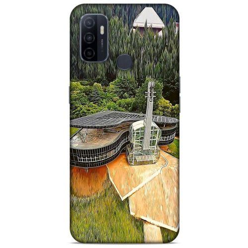 Huawei P40 Kılıf Dünya Mimarisi (31) TPU Kılıf Piano House Çin