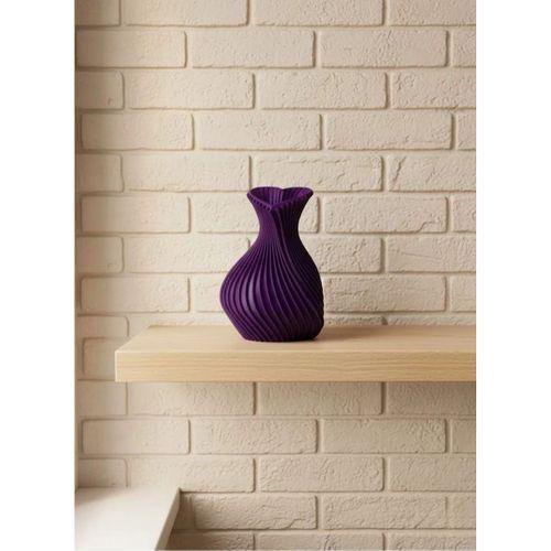 5 Cm Mor Kalp Formlu Mini Vazo Modern Mini Dekor Ürünü