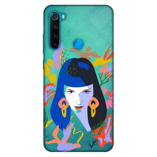 Lopard Xiaomi Redmi Note 8 Uyumlu Kılıf Sürreal Yüzler ♀ (12) Koruyucu Silikon Desenli