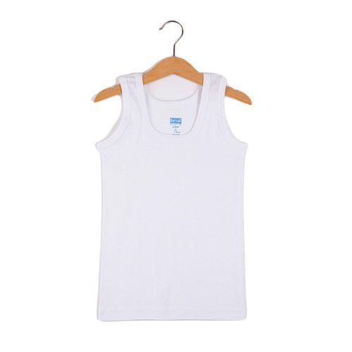 Erkek Çocuk Ribana Saf Pamuk Atlet Berrak-1504