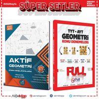 Aktif Öğrenme TYT AYT Geometri 0 dan Başlayanlara ve Full Matematik Konu Deneme Seti 2 Kitap