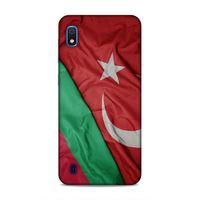 Samsung Galaxy A10 Uyumlu Kılıf Azarbaijan (10) Full Koruma Kılıfı Türk & Azerbaycan Bayrak