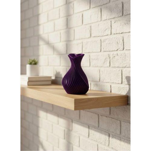 Kalpli Mor Mini Vazo 5 Cm Dekoratif Masa Üstü Aksesuar