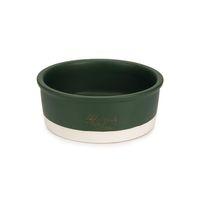 Beeztees DBL Köpek Mama Su Kabı, Seramik, Mat Yeşil, 20cm, 700ml