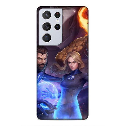 Samsung Galaxy S21 Ultra Uyumlu Kılıf BMovie (48) Bumper Kılıf Taş Adam
