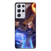 Samsung Galaxy S21 Ultra Uyumlu Kılıf BMovie (48) Bumper Kılıf Taş Adam