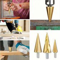 3 Parça Kademeli Matkap Ucu Paslanmaz Uç Alüminyum Sac Demir Delme Seti