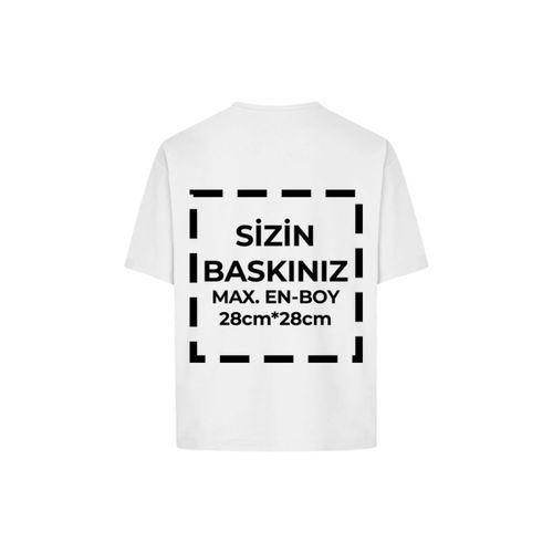 Tişört Tasarla 24/1 Kumaş - Beyaz