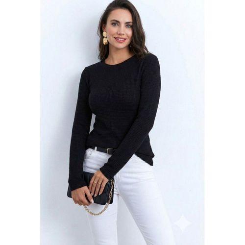 Kadın Uzun Kollu Bisiklet Yaka Triko Kazak