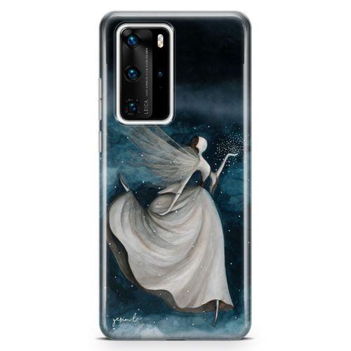 Huawei P40 Pro Kılıf Gece Perisi Arka Kapak Koruma Desenli Full Koruyucu
