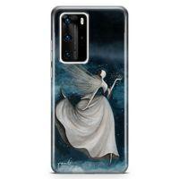 Huawei P40 Pro Kılıf Gece Perisi Arka Kapak Koruma Desenli Full Koruyucu