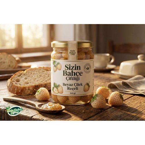 Beyaz Çilek (Pineberry) Reçeli 360 gr.