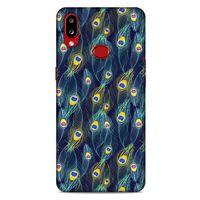 Samsung Galaxy A10s Kılıf Desenli Özel Seri Tüyler (10) Full Koruma Kılıfı