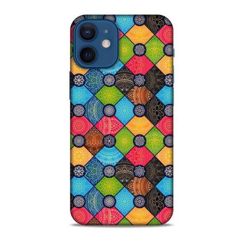 Ethnic Culture (22) Apple iPhone 12 Mini Kılıf Silikon Kapak Desenli